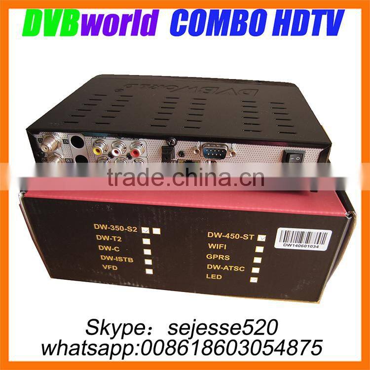 DVBWORLD combo hdtv satellite receiver for north america with jb200 tuner jyazbox v21 v16,v20 receiver