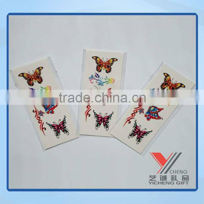 2015 new colorful princess body tattoo sticker