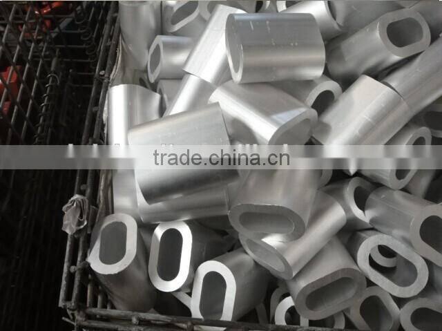new type duplex aluminum crimp ferrule for steel wire rope