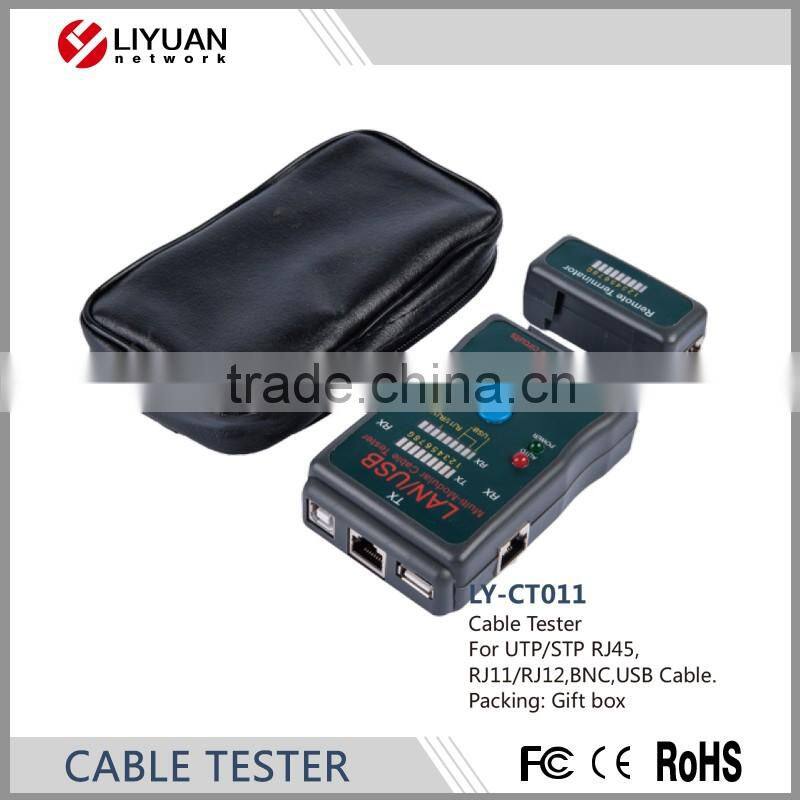 LY-CT011 Network LAN Ethernet Phone Telephone USB Cable Tester Wire tester RJ45/RJ11/USB/BNC