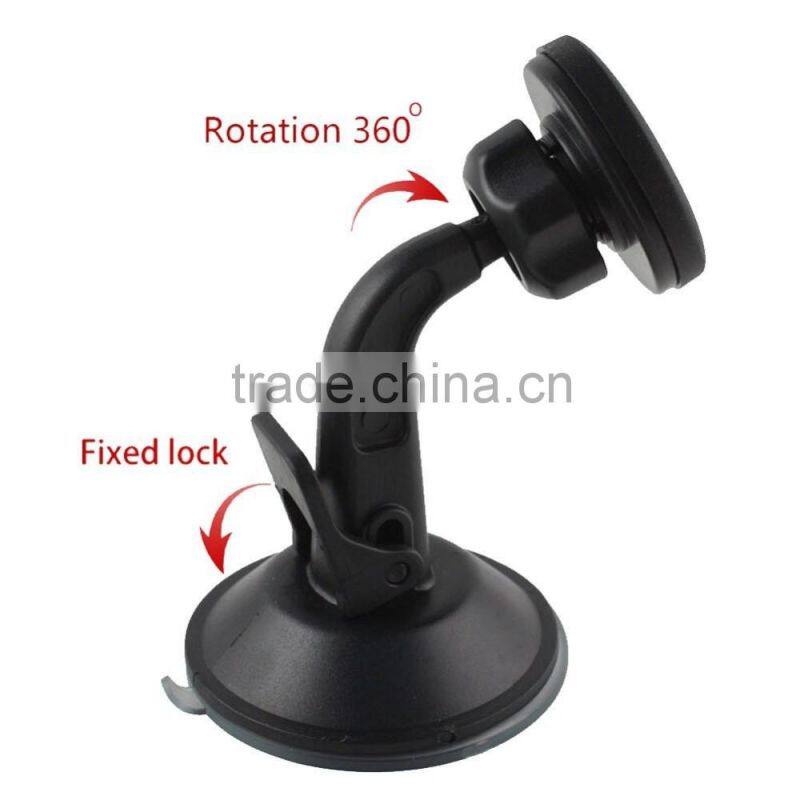 2016 new novelty products magnetic sticky 360 degree mobile phone holder for car