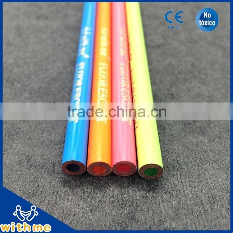 Fluorescent colour pencil neon color pencil