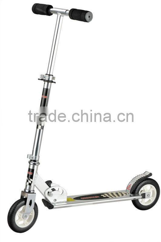 children aluminum scooter for sale 2015 new design for promotion with 2 rubber wheels 150mm wheel foot scooter MINGBANG MB-883A
