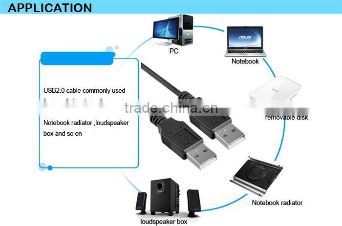 Led High Speed And Quality USB 2.0 Cable AM/AF