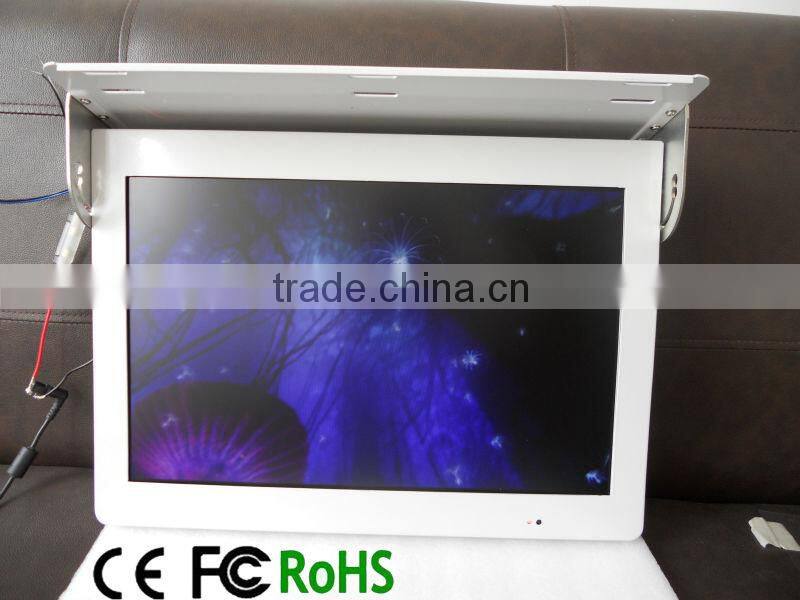 24 inch coach train metro bus LED monitor digital advertising player