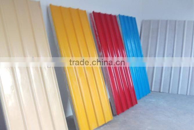2015 new product !!! color coated corrugated steel sheet