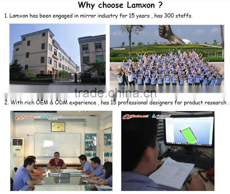 Bathroom hanging lighting safety mirror glass