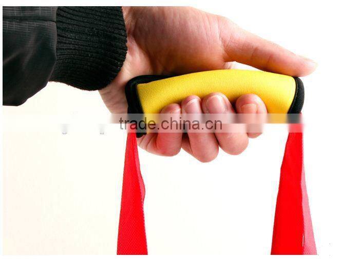 top quality customerized promotion logo neoprene luggage handle wrap