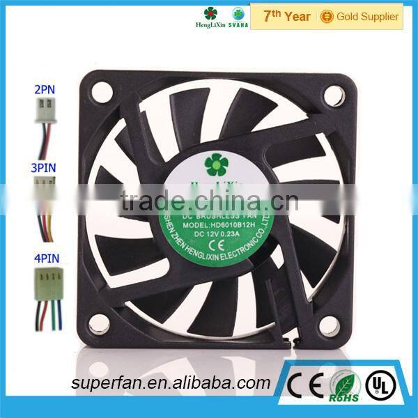 DC 6010 Hot sale 5V/12V/24V 60mm cooler fan DC fan