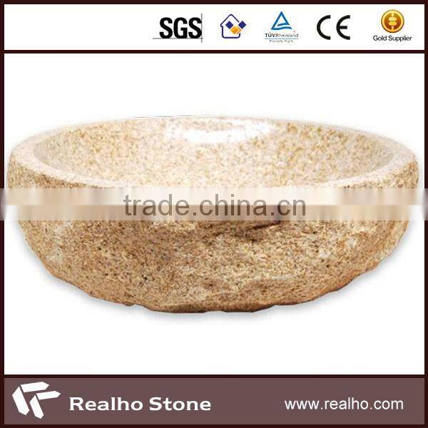 indoor and outdoor use simple design rustic stone sink