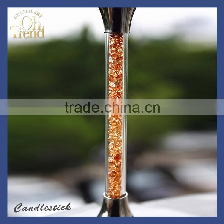 Wholesale rose gold glass votive candle holders/ candle glass holders/ stick candle