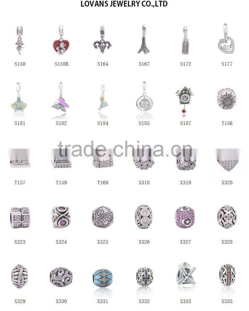 925 Sterling Silver jewelry USA flag charm custom charm manufacturer