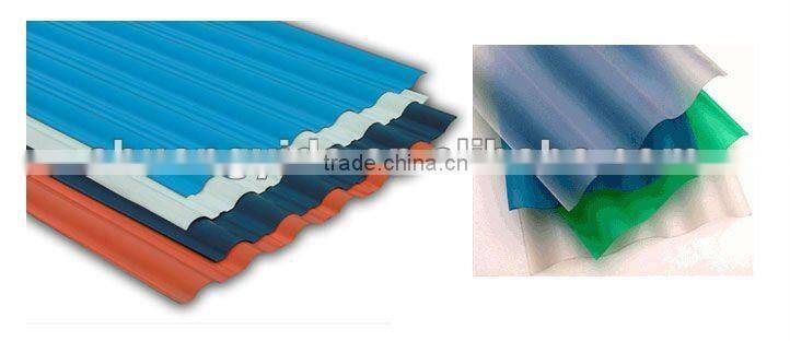 PVC Plastic Glazed Tile Machinery Production Line/pvc PVC Corrugated Roofing Sheet Production Line