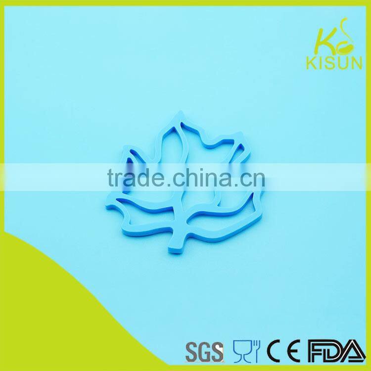 foldable mat double shape star silicone table mat dish mat