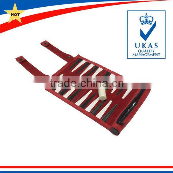 genuine leather backgammon set