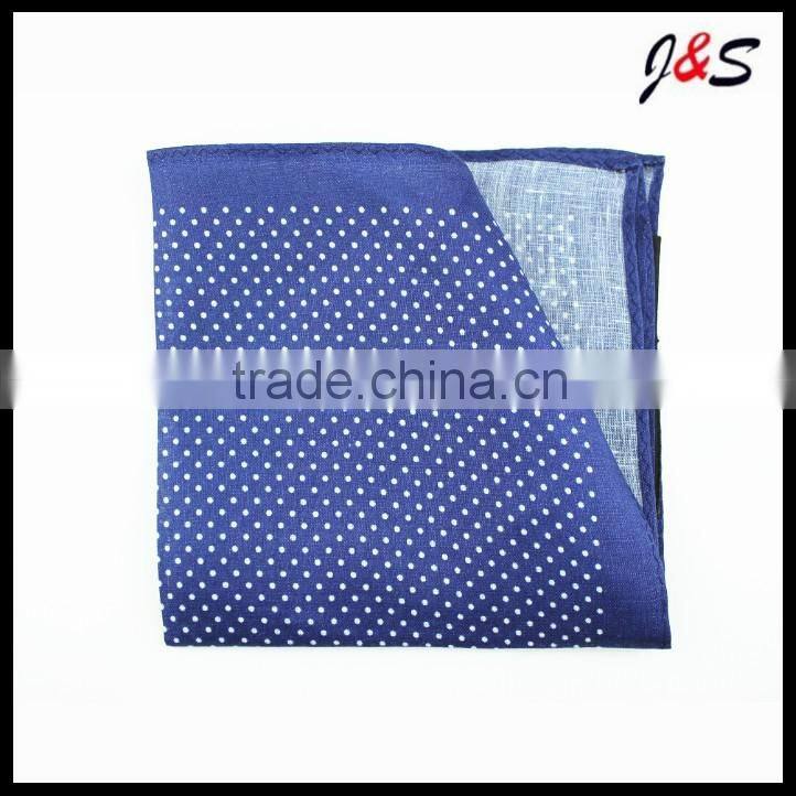Wholesale mens printing linen pocket squares