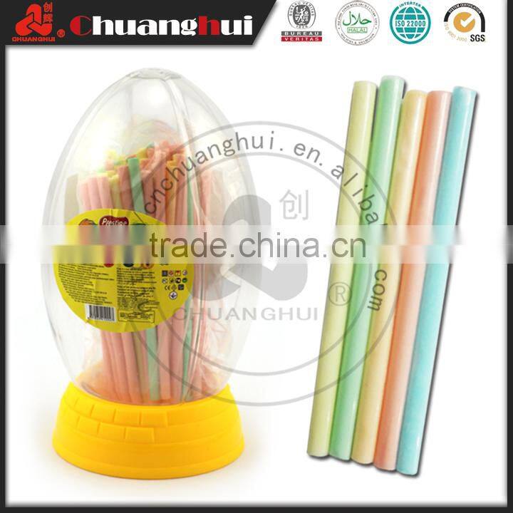 11g CC Stick Candy in Plastic Gas Jar / Straw Candy In Gas Bottle