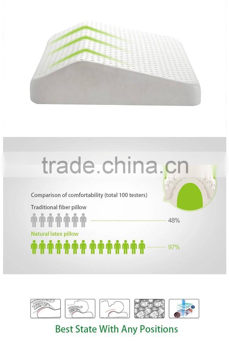 XD-KO004 51*30*7/9 45D online shopping latex pillow thailand/air pillow