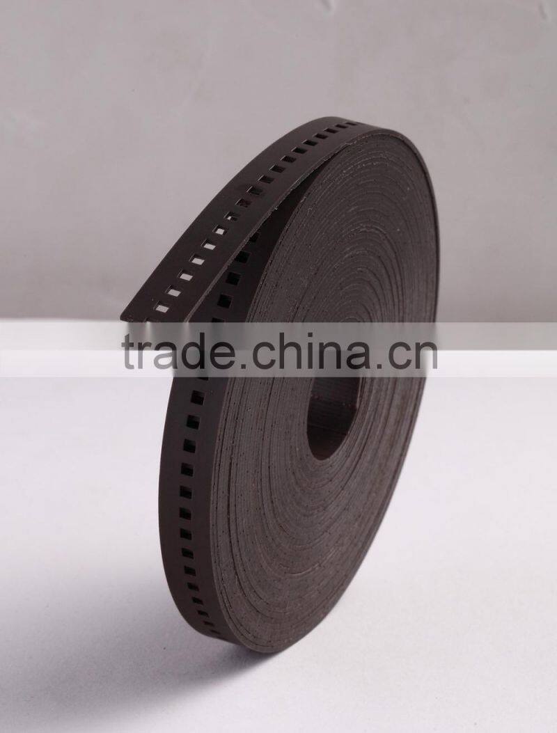 motorised curtain brown pvc hole belt