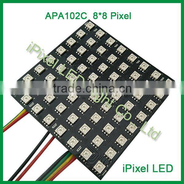 16x16pixel square apa102 led flexible matrix