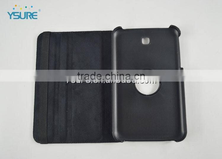 new product pu leather 360 rotating stand case for samsung GalaxyTab3 7.0 8.0