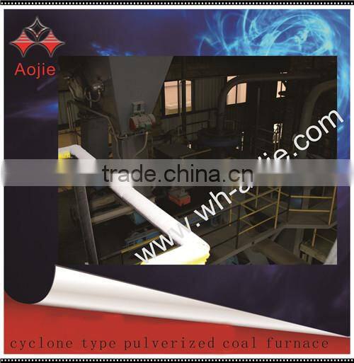 pulverized coal injection cyclone heating system