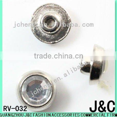 Skull head shape garment accessories/nail head/stud/crystal stud