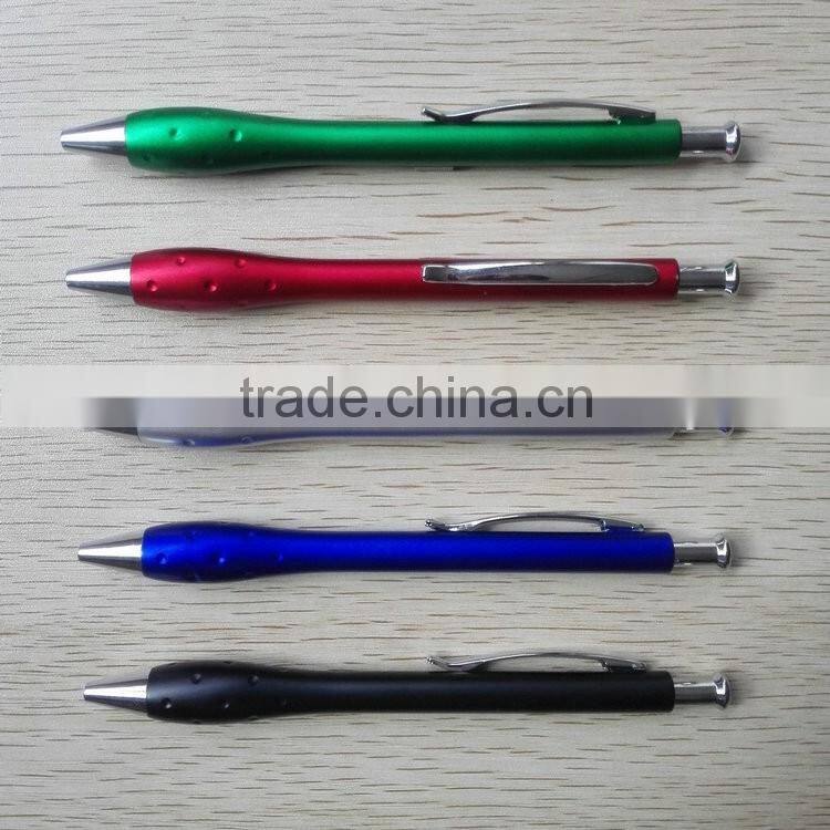 Most wanted products pad printing Green, red, silver, blue, black hot sale recycling plastic pen