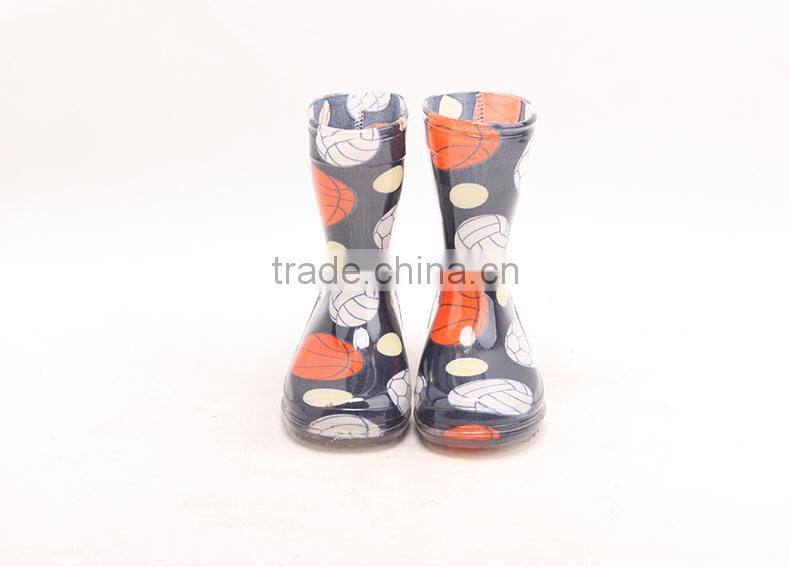 New style anti slip comfortable and lightweight rain boot for children kid pvc rain boot childrens rain boot factory SA-9994