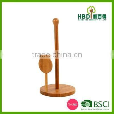 High quality Bamboo paper towel holder