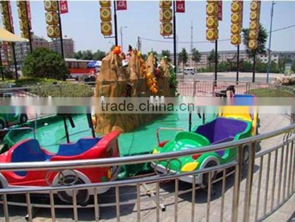 Playground rides beautiful water amphibious chariots island Amusement park train rides