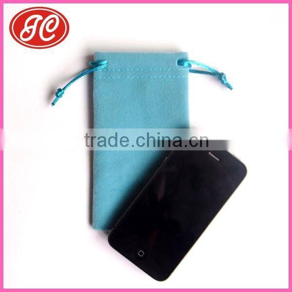 china manufacturer mesh material microfiber cell mobile phone pouch