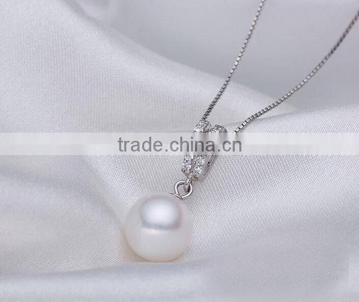 Valentine Gift 925 Silver Mabe Pearl Pendant