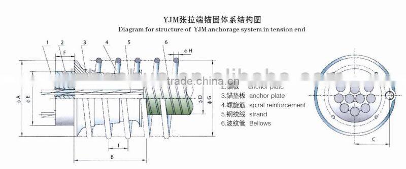 High-quality China Famous Brand Prestressed Anchorage