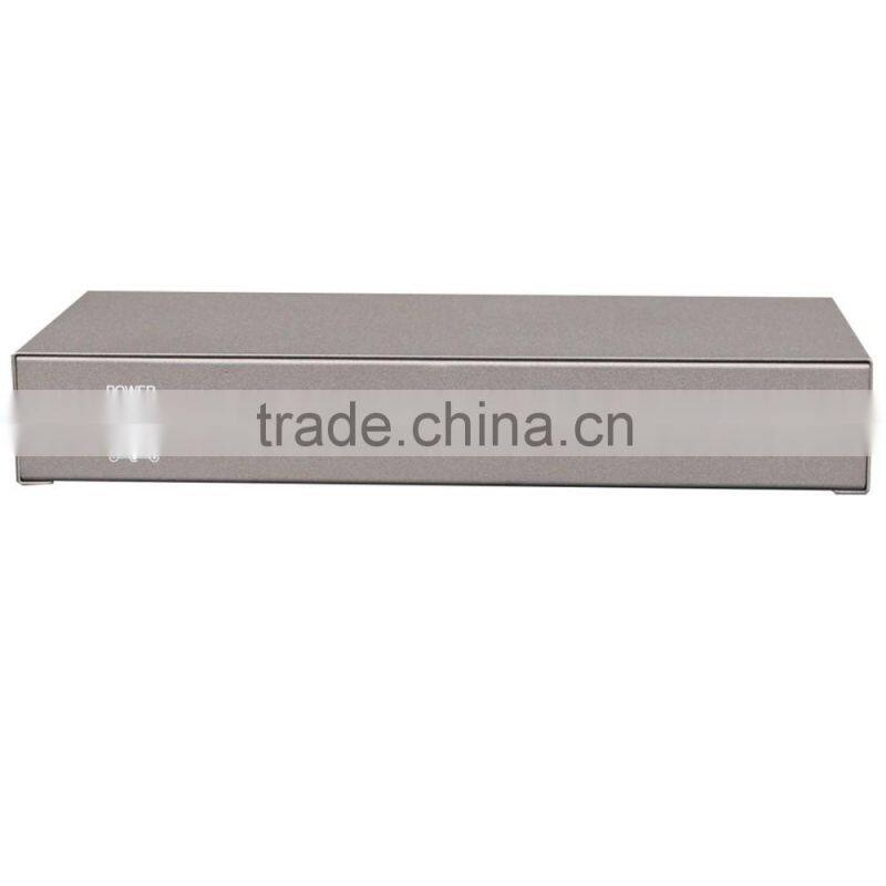 8 Port Rj45 Full Enhanced Full Gigabit Fiber Switch with 2 giga fixed fiber port