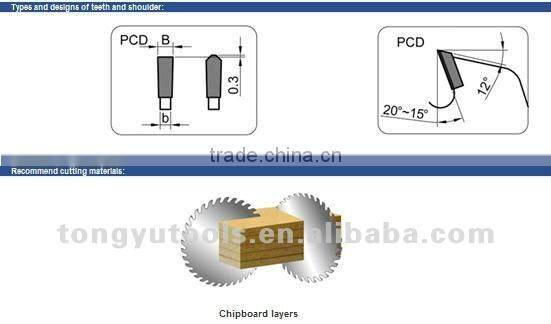 PCD Circular Saw Blades for Chipboard Layer Cutting