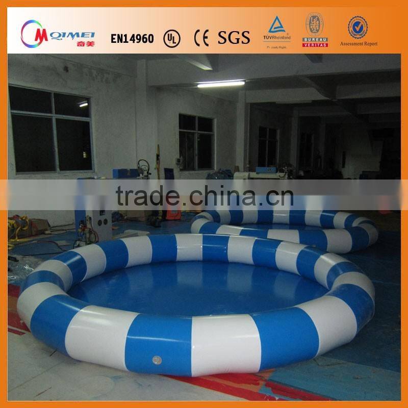 Hot sale inflatable ground swimming pools trampoline