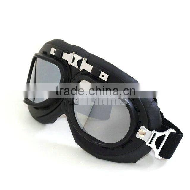 5 lens Black frame Flexible Adult Motorcycle Motocross Bike riding Cross Goggles helmet glasses