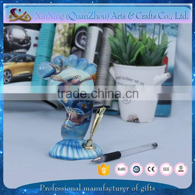 table high quality foot shape penholder