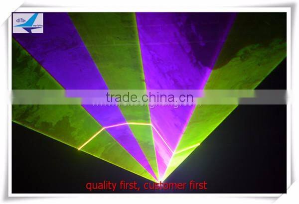 Disco dj rgb full color animation laser light dmx laser rgb 3w
