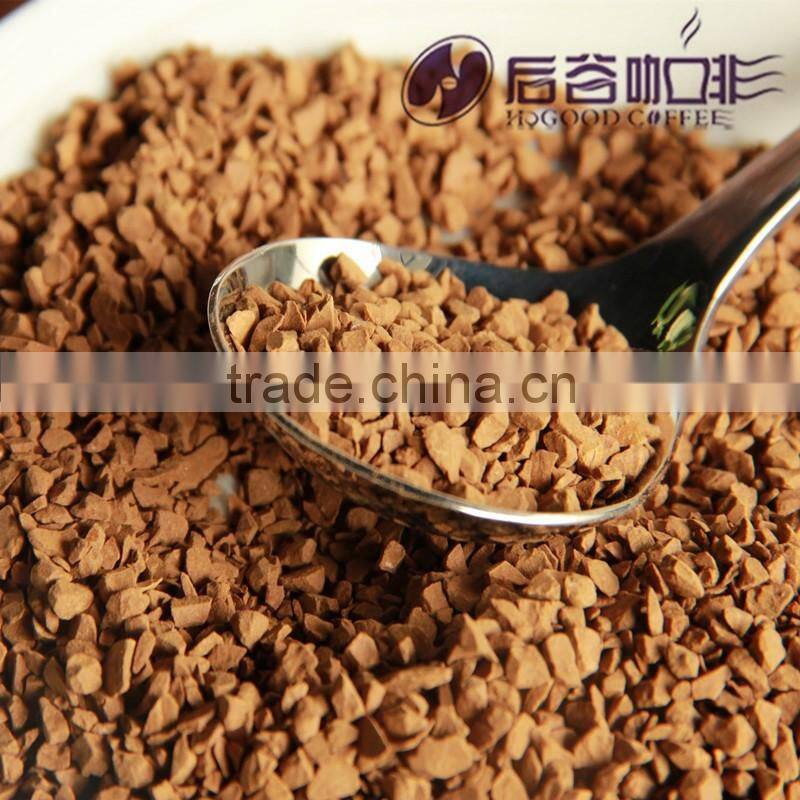 Bulk packaging freeze dried coffee