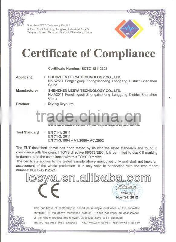 Dry Diving Suit/Waterproof Diving Suit/Waterprood suit