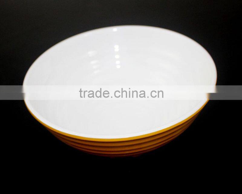 hot selling factory offer 8.7inch Melamine plastic salad bowl with CE ROHS SGS