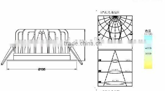 high class 3 inch 7w silver ceiling light 2x2 led drop ceiling light panels