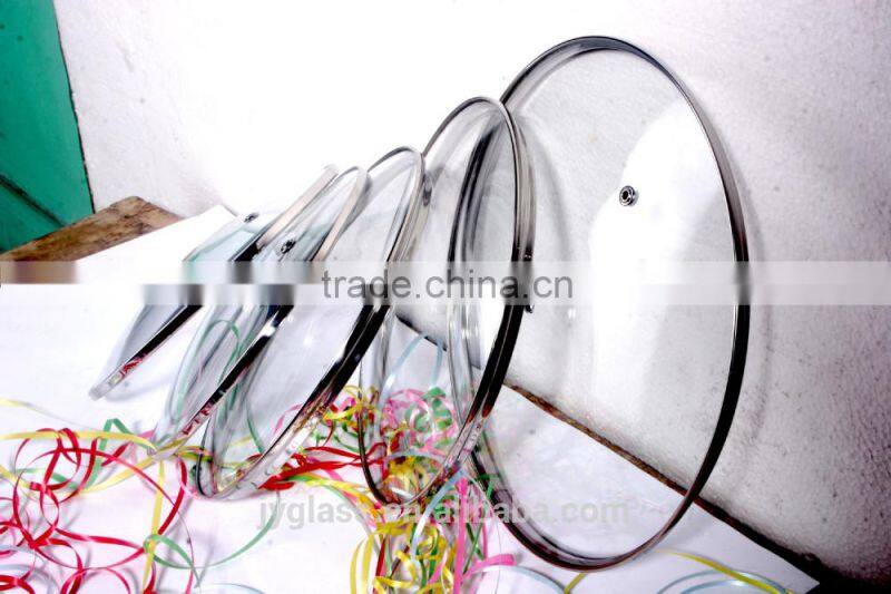 clear tempered glass lid for cookware