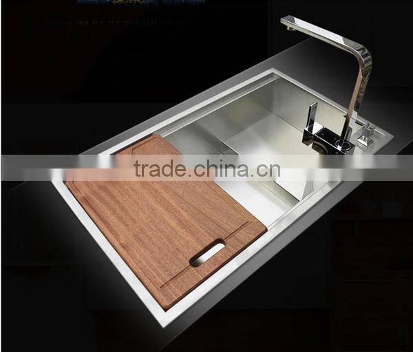 Modern Family Kitchen Bar Sink Foshan Factory Direct_Square Big Size Kitchen Sink_Apartment Size Kitchen Sink Stainless Steel