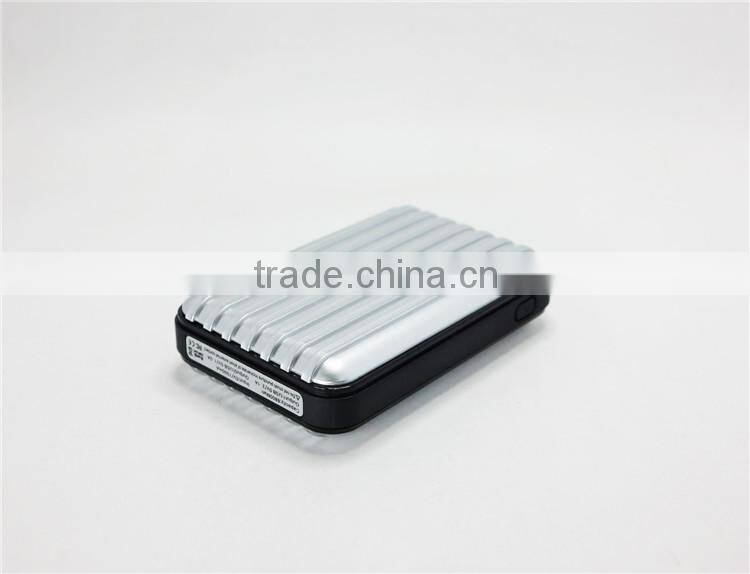 popular 3A grade battery 2 usb output power bank 6000 6600 7800mah for all kinds of mobile phone