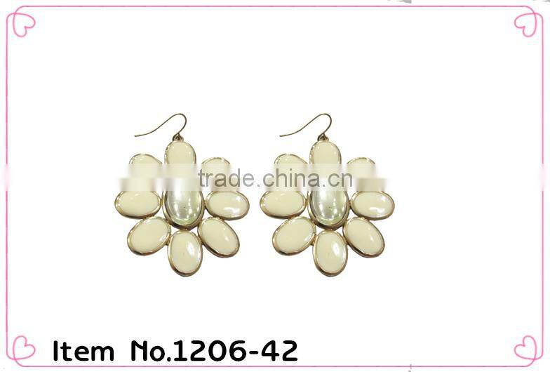 fancy teenagers' crown stud earring