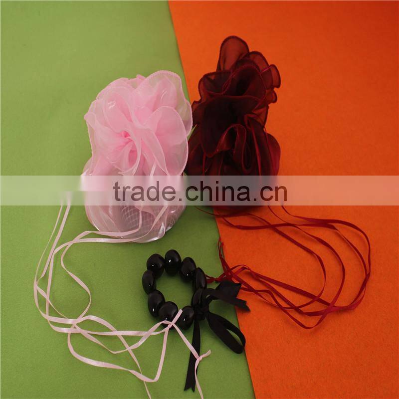 Hot sell custom printed organza jewelry pouch bag wholesale