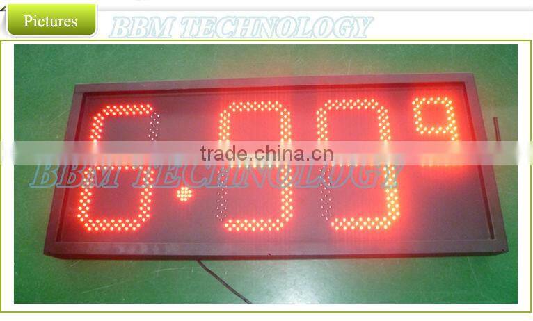 digits gas price led display